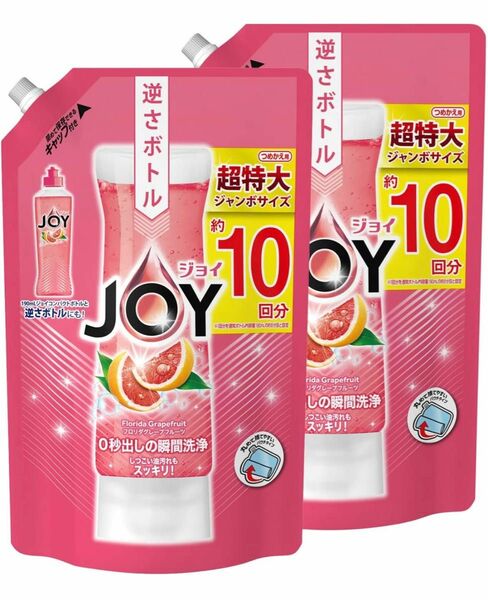 【まとめ買い】 ジョイ コンパクト フロリダグレープフルーツの香り 詰め替え ジャンボサイズ 1445mL × 5セット