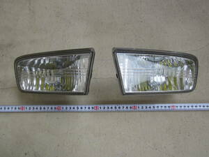 TOYOTA 17 Crown original fog lamp ( yellow ) left right set TA-JZS171 81221-30230 81211-30250 foglamp light KOITO 30-269