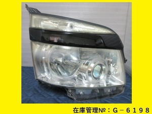 値引きチャンス ZRR70W ヴォクシー 前期 右ヘッドランプ HID KOITO 28-203 純正 81145-28C90 (右ヘッドライト G-6198)