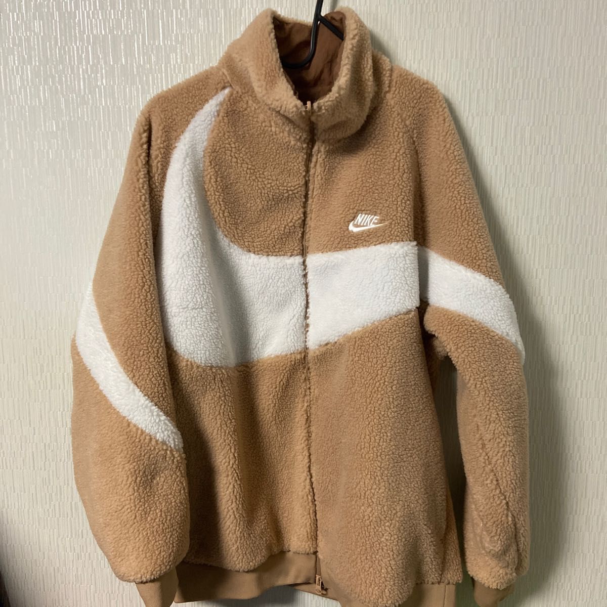 新品】NIKE XL ビッグスウッシュ リバーシブル ボアジャケット