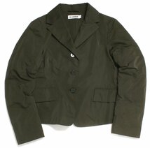 JIL SANDER ナイロンジャケット size34 OLIVE ジルサンダー ジャケット_画像1