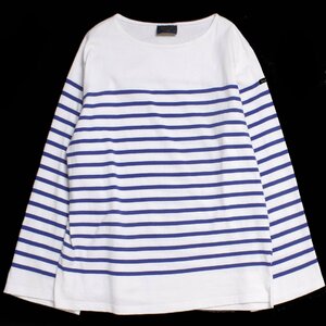 Le minor MAXIMUM ビッグシルエット ボーダーカットソー 定価16,500円 size1 BLUE/WHITE 20P14404 ルミノア ロンT