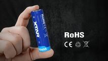 ●XTAR 大容量リチュウムイオンバッテリー充電池21700 4900mAh保護回路付10A 3.6V 2本セット専用電池ケース付属 Li-ion充電池保証付！●_画像8