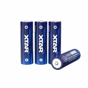 ◆XTAR 1.5V充電池 4150mWhAA形 単3形 リチウム電池4本セットLED充電インジケータ付き専用バッテリーケース付リチャージアブルバッテリー■