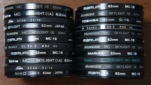 [62mm] marumi HAKUBA Tokina等 SKYLIGHT UV系 実用フィルター 240円/枚