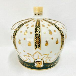 N008-Z5-509【未開栓】SEMPE サンペ NAPOLEON ナポレオン 王冠 クラウン アルマニャック 750ml 40% 酒 ブランデー 陶器ボトル 約1303g ①