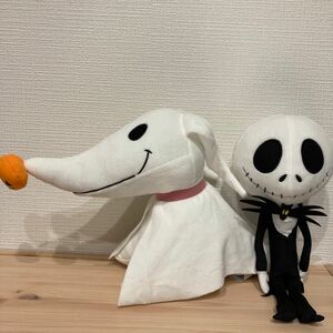 ディズニー　ナイトメア　ゼロ　ジャック　M ぬいぐるみ　ハロウィン