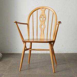 IZ74347F★Ercol シスルバック アームチェア アーコール ダイニングチェア ウィンザー 椅子 イギリス ビンテージ アンティーク スタイル