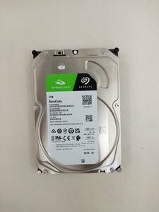 1013-004　 中古★Seagate BarraCuda 3.5" 2TB 内蔵ハードディスク HDD 