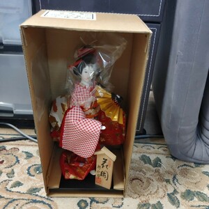 日本人形 新品 未使用 未開封 尾山人形 花園 振袖 友禅 6号 コレクション レア 希少 アンティーク