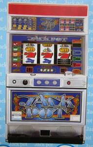 △△ 4号機　SLOT　ジャックポット　岡崎産業-3【パチスロ実機/パンフレット/チラシ】カタログ「セレクト」現物画像　テープ跡あり