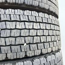 送料無料　4トン車 スーパーバリ山★ 225/80R17.5 123/122L 2021年製 ダンロップ SP081 6本セット スタッドレス 6本セット　28_画像3