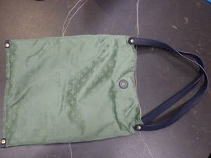 russet Russet tote bag green A4 size storage total pattern lady's 