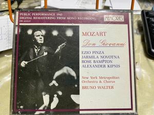 ワルター モーツァルト ドン・ジョヴァンニ ピンツァ キプニス メトロポリタン歌劇 1942　3枚組