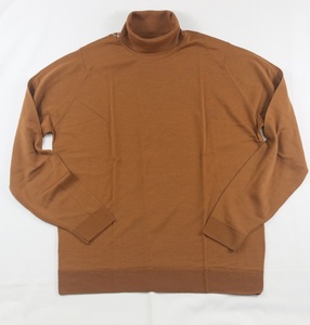 新品 John Smedley ジョンスメドレー 最高級メリノウール タートルネック　XXLサイズ GINGER