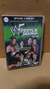 中古WWF WRESTLEMANIA16 2000 WWE 海外版 2枚組 字幕なし ザ・ロック HHH