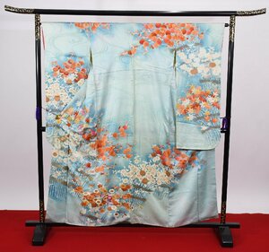 振袖 成人式 結婚式 リメイク素材 身丈152cm 裄丈66cm ★着物 f-748 桜庭呉服店