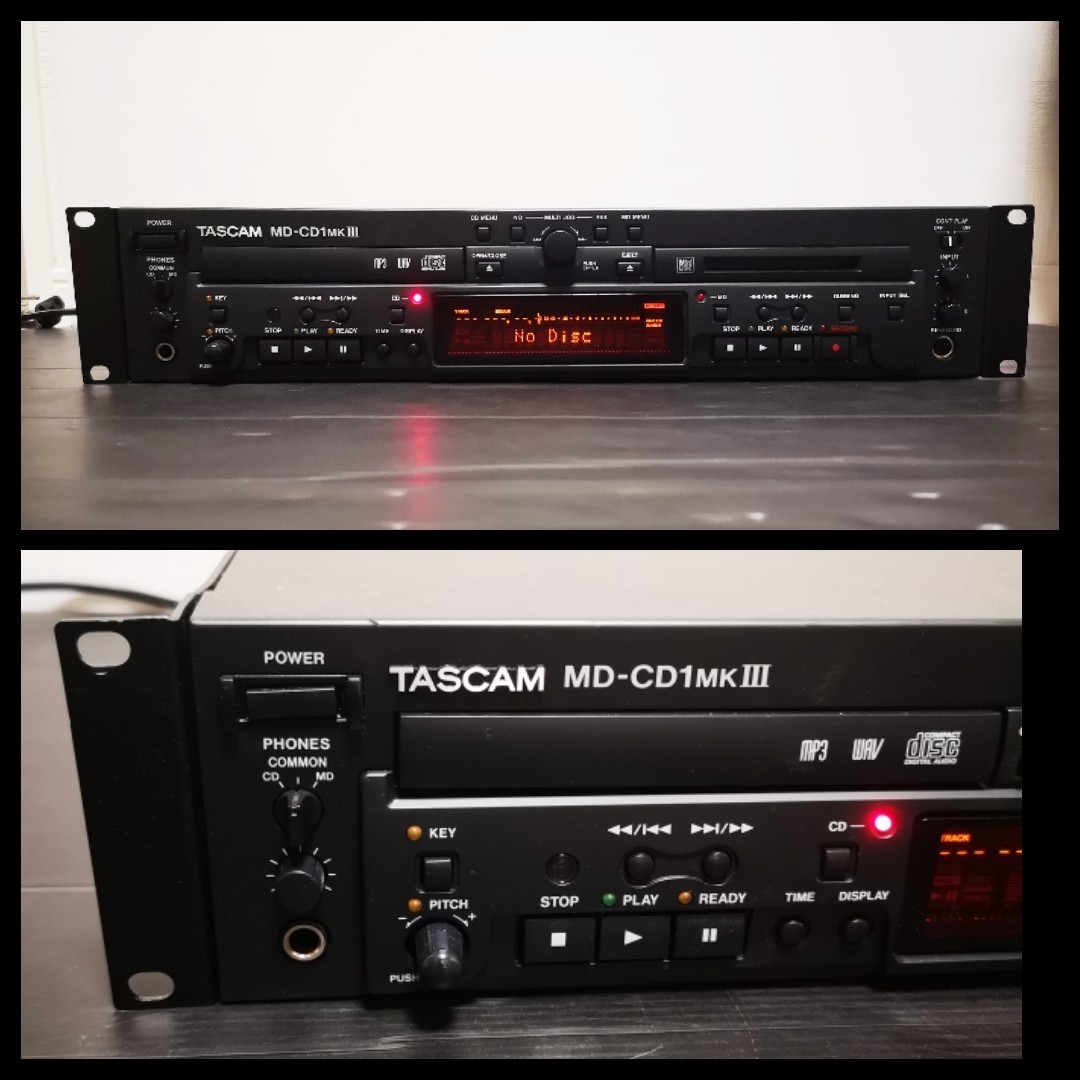 ヤフオク! - TASCAM MD-CD1MKⅢ 業務用CDプレーヤー/...