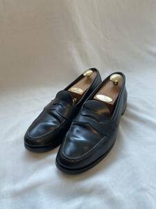 ブルックスブラザーズ　オールデン　コードバン　9 1/2 D ブラック　Brooks Brothers Alden ローファー CROCKETT&JONES 