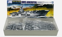 未組立 アオシマ 1/700 ウォーターラインシリーズNO.714 英国海軍航空母艦アークロイヤル 1941 ビスマルク追撃戦 072_画像6