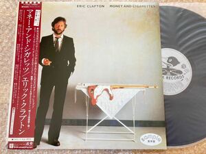 【見本盤】LP エリック・クラプトン / マネー・アンド・シガレッツ 帯付　ERIC CLAPTON プロモ