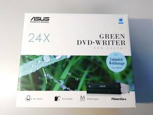 【ラスト１台】新品 ASUS GREEN DVD-WRITER DRW-24D5MT