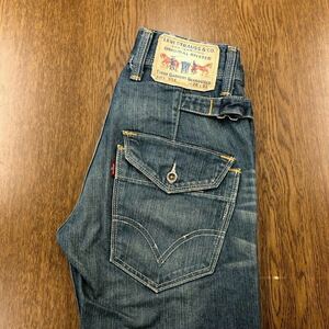 【EJ237】Levi's 504 W28 L32 色落ち加工 シンチバック ジーンズ ジーパン デニムパンツ メンズブランド古着 リーバイス504 送料無料