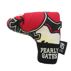 PEARLY GATES パーリーゲイツ ピン型パターカバー リンゴ柄 レッド系 PT用 [240101040207] ゴルフウェア