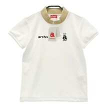 ARCHIVIO アルチビオ 2022年モデル ハイネック 半袖Tシャツ ホワイト系 36 [240101039238] ゴルフウェア レディース_画像1