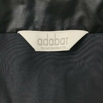 ADABAT アダバット 蓄熱 中綿半袖 ハーフジップブルゾン ブラック系 46 [240101045895] ゴルフウェア メンズ_画像5