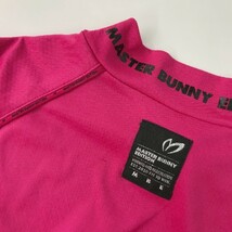 MASTER BUNNY EDITION マスターバニーエディション 2022年モデル ハイネック 半袖Tシャツ ピンク系 1 [240101045415] ゴルフウェア_画像6