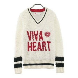 VIVA HEART ビバハート 蓄熱 ニットセーター ホワイト系 40 [240001964600] ゴルフウェア レディース
