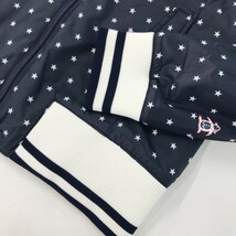 MUNSINGWEAR マンシングウェア 中綿 ジップジャケット 星 総柄 ネイビー系 M [240001957735] ゴルフウェア レディース_画像4