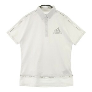 ADIDAS GOLF アディダスゴルフ 半袖ポロシャツ ホワイト系 L [240101057814] ゴルフウェア レディース