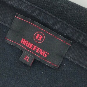 BRIEFING GOLF ブリーフィング 半袖ポロシャツ パイル地 ブラック系 XL [240101049867] ゴルフウェア メンズの画像4