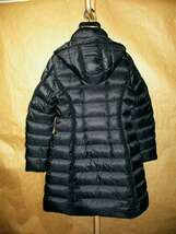 モンクレール MONCLER HERMINE フード　ダウン コート 黒　0　美品_画像2