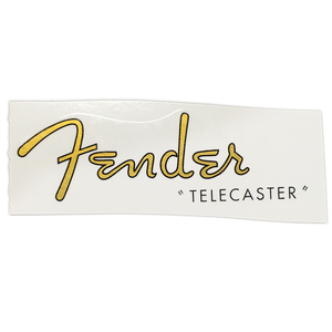 Fender Telecaster スパロゴ 修理用水貼りデカール「ゴールド」