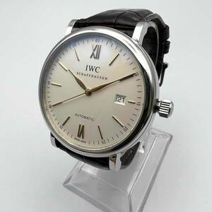 IWC ポートフィノ IW356517 自動巻き 腕時計 純正クロコベルト アイダブリュシー オートマティック メンズ 付属品なし 動作品