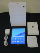 HUAWEI　MediaPad M5 Lite　Model:JDN2-L09　Space Grey　LTE+Wi-Fi　SIMフリー　Android 9　8inch　Tablet タブレット　動作確認済_画像1