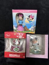 ★ Disney Sea resort storeミニーちゃん スノーグローブ フィギュア 新品 クリスマス★_画像1