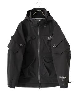 【未使用・定価85,800円】CMF OUTDOOR GARMENT (コムフィアウトドアガーメント)　PHANTOM SHELL COEXIST (BLACK・サイズL) [CMF2301-J01C]