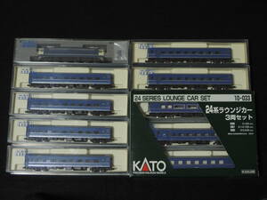 KATO 瀬戸編成 EF65-1000、ラウンジカーセット、オハネ25、オハネフ25 10両セット