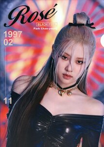 BLACKPINK ブラックピンク ROSE ロゼ グッズ クリアファイル A4サイズ K-POP