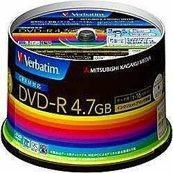 三菱化学メディア 1～16倍速対応 データ用DVD-Rメディア CPRM付（4.7GB・50枚） DHR47JDP50V・・・