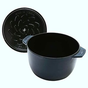 staub ストウブ 「 ラ ココット de GOHAN ラメール L 20cm 真鍮ノブ仕様 」 ご飯鍋 炊飯 3合 ・・・の画像2