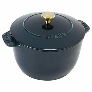 staub ストウブ 「 ラ ココット de GOHAN ラメール L 20cm 真鍮ノブ仕様 」 ご飯鍋 炊飯 3合 ・・・