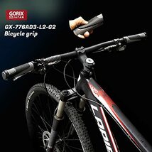 GORIX(ゴリックス) 自転車グリップ [ ダブルロックオン グリップ クロスバイク mtb 自転車 ] ソフト GX・・・_画像2