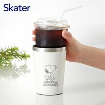 スケーター(Skater) 保温保冷 コンビニコーヒー ステンレスタンブラー M 400ml スヌーピー SNOOPY ・・・_画像2