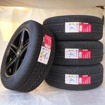 新品 18インチ 8.0J 5-114.3 ブラック スタッドレス付4本SET 235/50R18 ILINK 2022年製 アルファード ヴェルファイア(W2380)_画像7