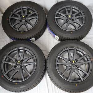 新品 14インチ Z05-DG 4穴100 スタッドレス付4本SET 175/65R14 グッドイヤー ICENAVI8 パッソ ヴィッツ キューブ デミオ(W2189-2)